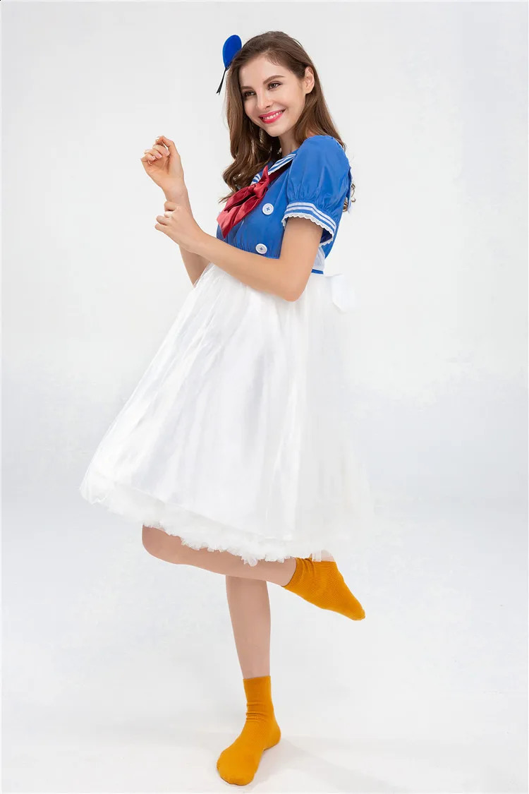 Halloween Cute Dress Anime Show Costume Character Navy Feng Shui Master Student 240823