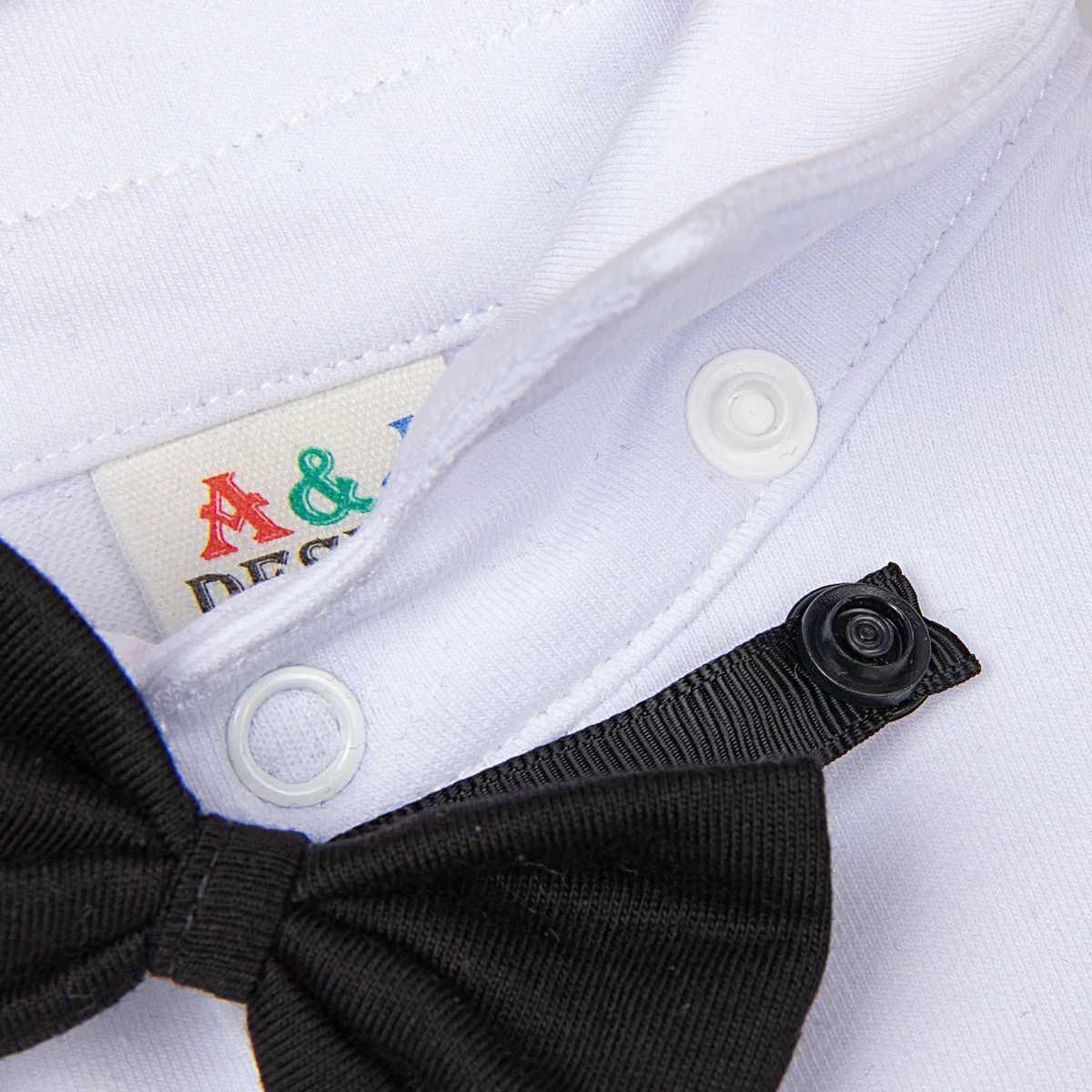 Newborn boys clothing set baby Christmas set baby jumpsuit baby wedding and birthday party officially covered with gentlemans clothing W240823