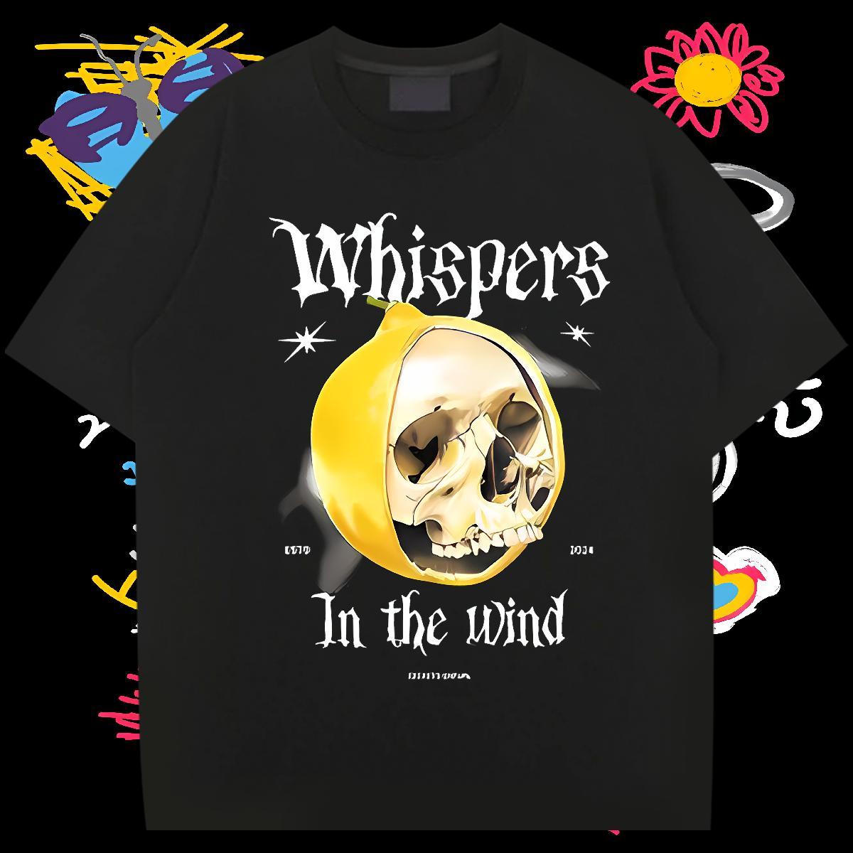 Popular Mens T Shirts 230g Pure Cotton skull Outdoor DIY Printed Breathable Men Tops Tees Factory Direct Tees Shirts