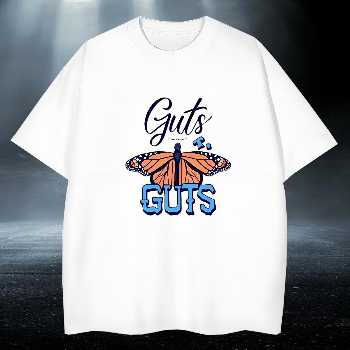 2024 DIY Men Tops Tees Butterfly Street wear Hip Hop 230g Cotton Clothes Crew Neck Breathable Comfortable Men T Shirts DIY Anime