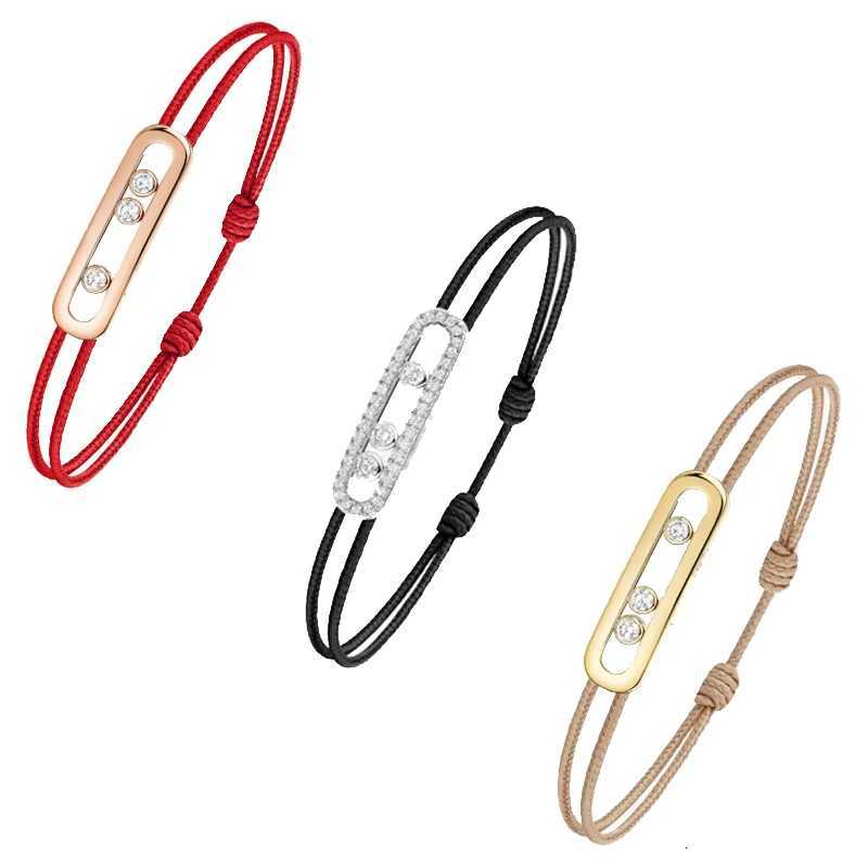 Bracelet French Luxury Brand CARE Move Rope bracelets Classic 925 Sterling Silver Women Bracelet Fashion Jewelry Free Shipping