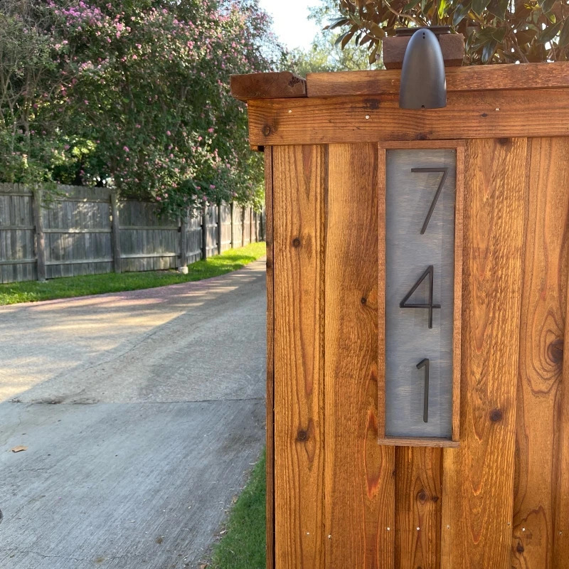 125mm Floating House Number Letters Big Modern Door Alphabet Home Outdoor 5 in.Black Numbers Address Plaque Dash Slash Sign #0-9 240823