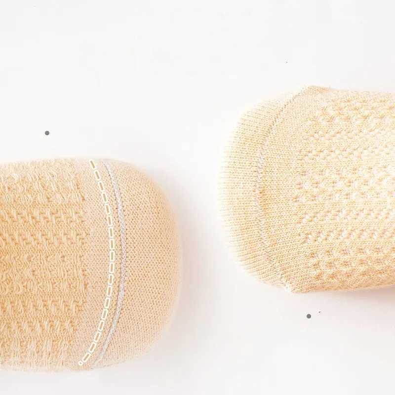 3Pairs 0-5YChildrens Boat Socks 2023 Summer Glued Non slip Childrens Floor Socks Boneless Ear Lifting Newborn Walking Socks CL240824