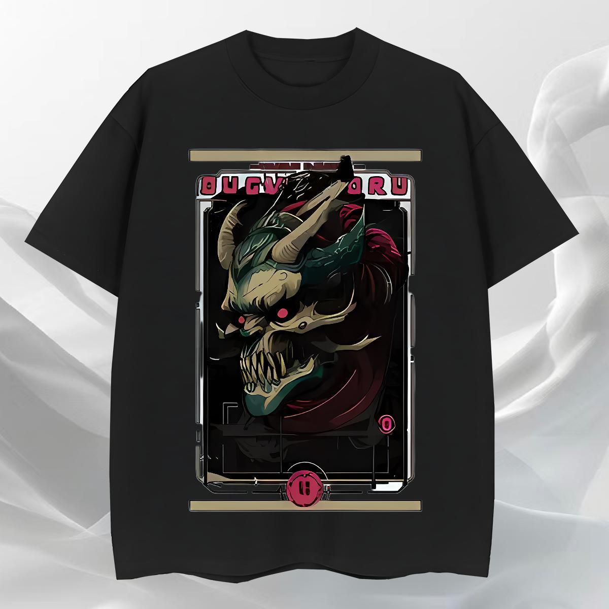 Cool T Shirts Men 230g Cotton skull Street Casual DIY Logo Oversized Pure Cotton Men Tshirts Factory Direct Top Tees