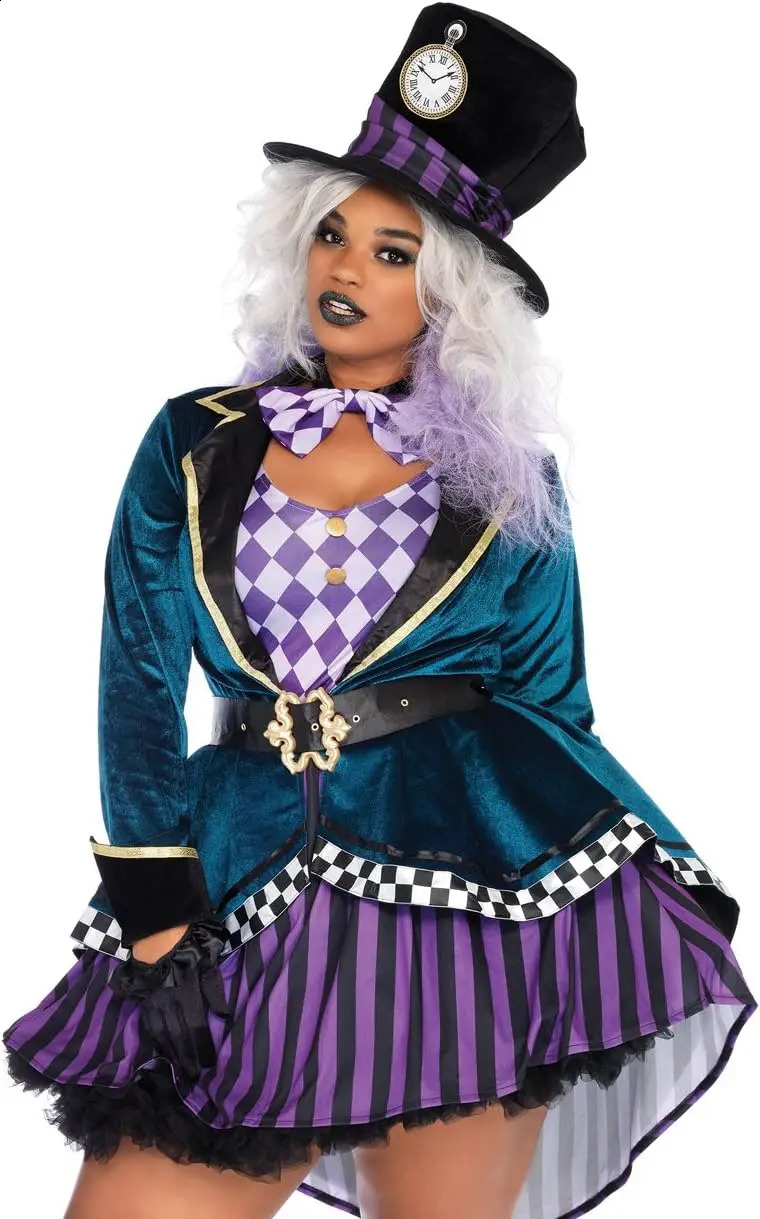 Halloween Womens Alice Adult Magic Stage Performance Costume Nightclub Animal Taming w240824