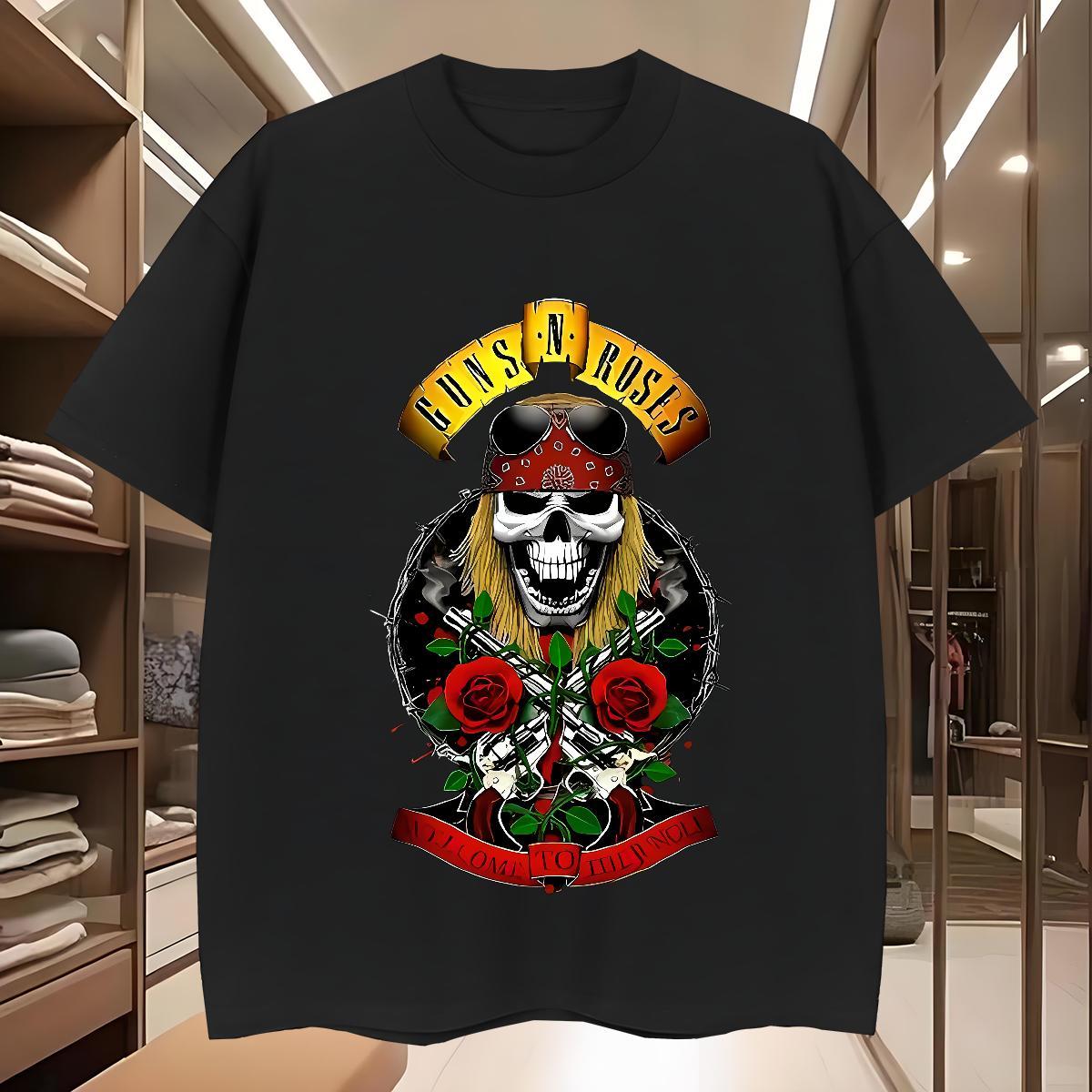 Wholesale Men T Shirts 100% Cotton 230g skull Sports Casual Floral Print Short Sleeve Soft Men Tshirts Designer Fashion Tees