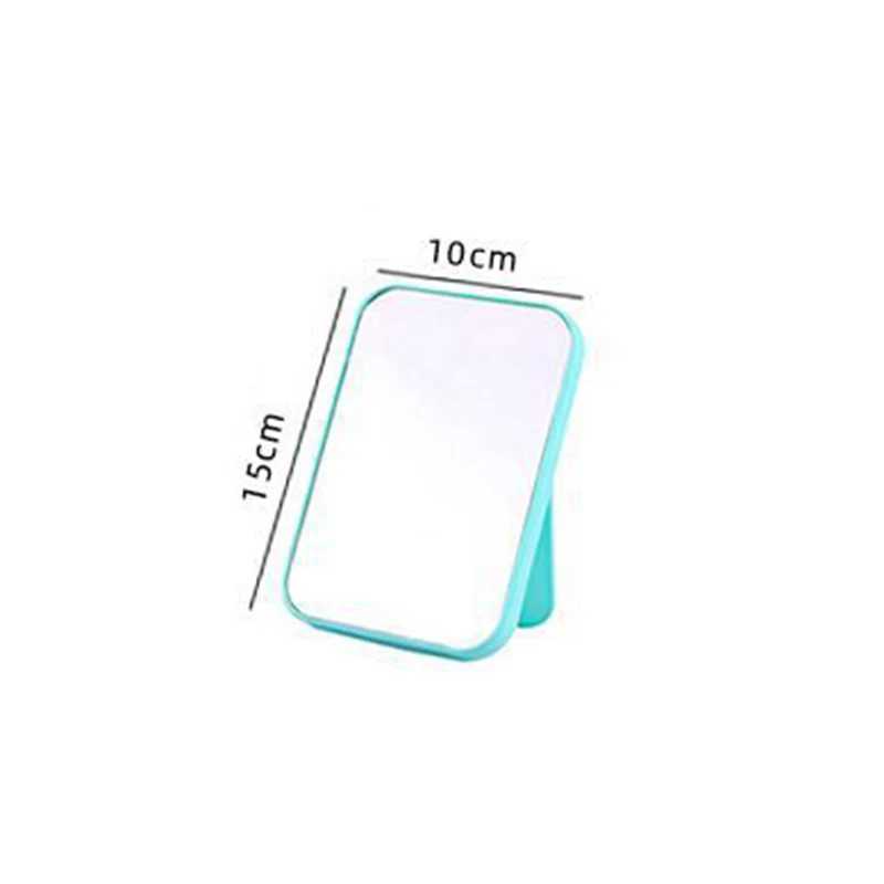 Small Folding Makeup Mirror Portable Makeup Mirror Small Mirror Wholesale Square Mirrors Student Dormitory Desktop Small MirrorXJ241213