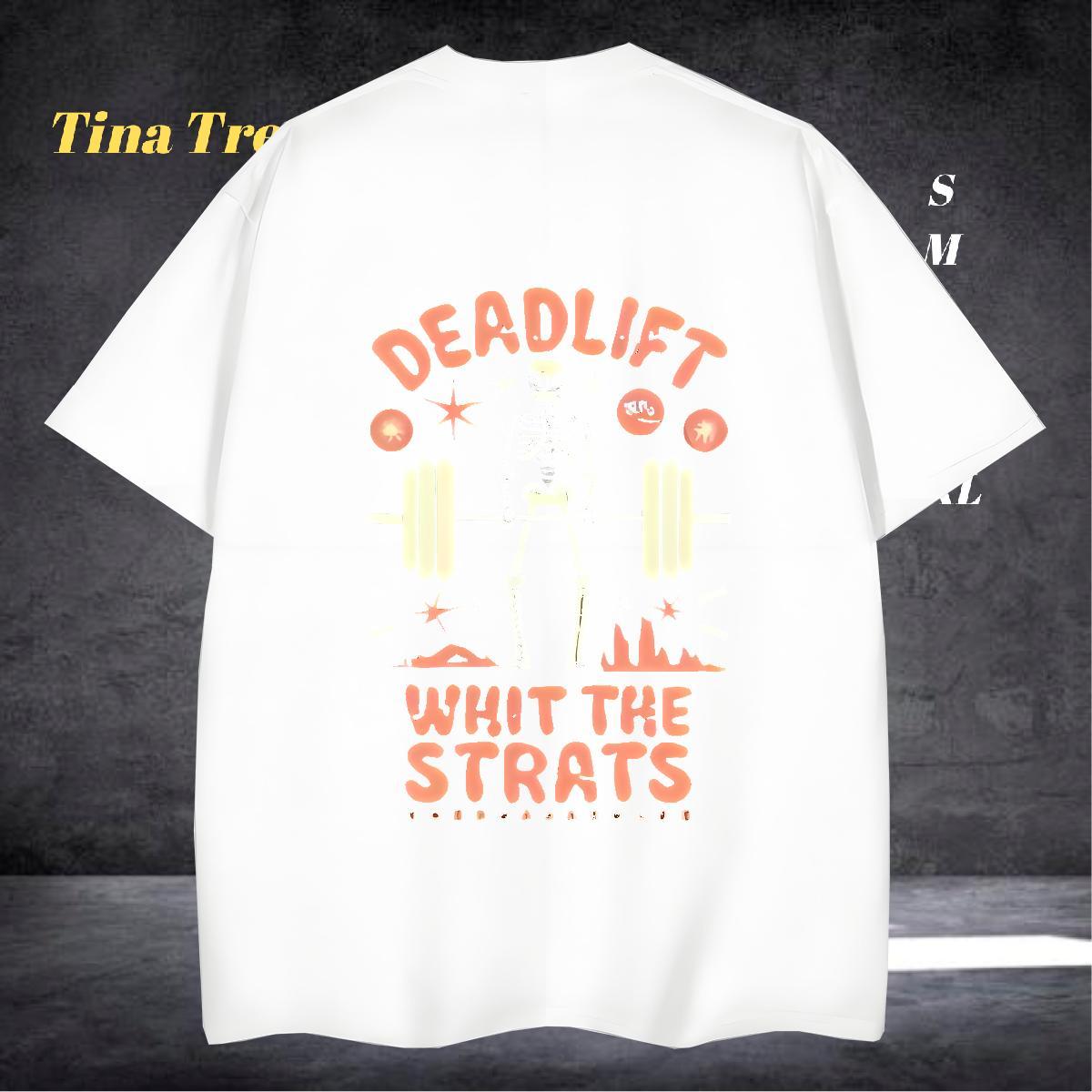 Loose T-Shirts 230g 100% Cotton skull Street Casual Custom Printed Pure Cotton Men Tops Tees New Polos