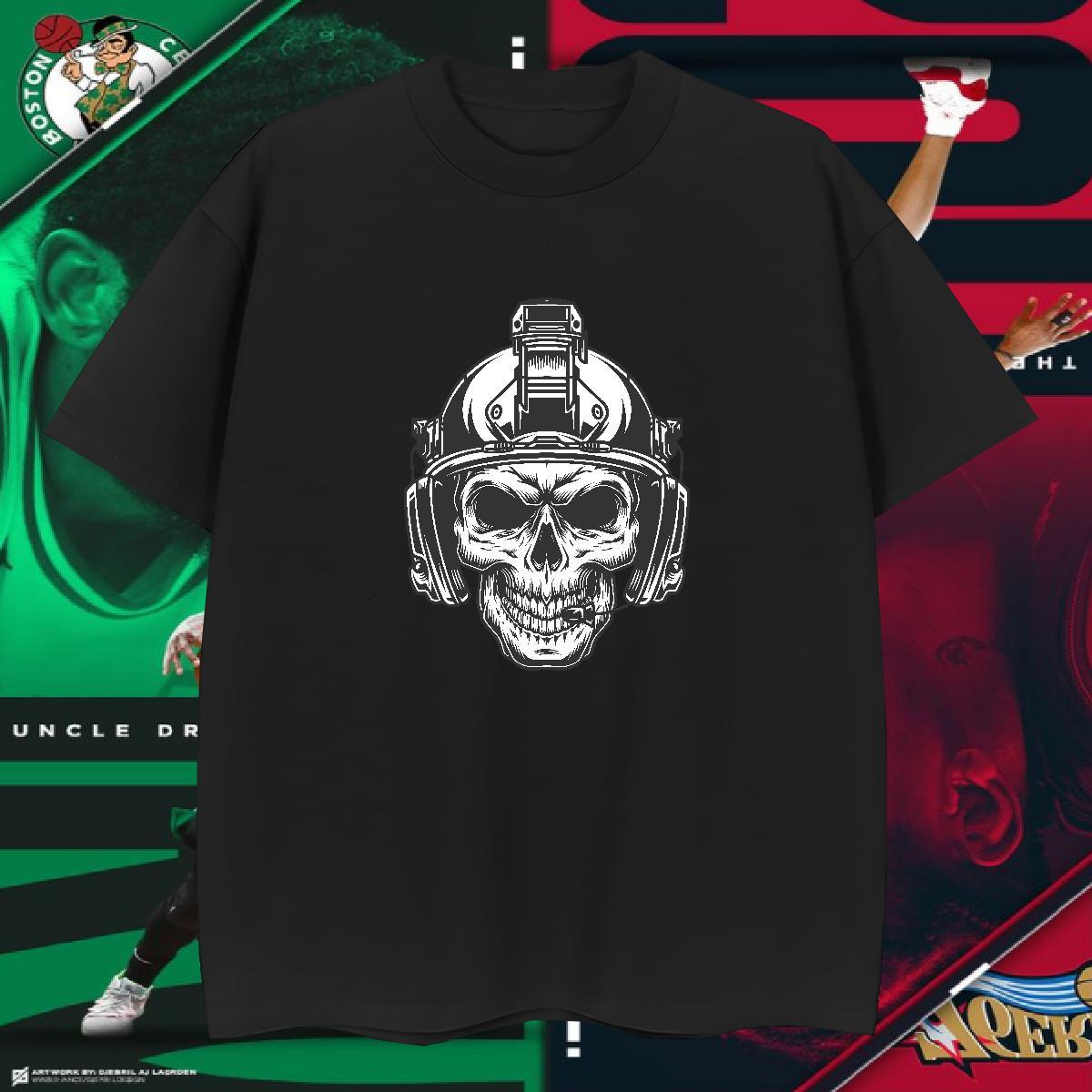 High Quality T Shirts Men 100% Cotton 230g skull Daily Wear Oversized 3XL 4XL Breathable Short Sleeve Men Tshirts Casual New Tops Tees