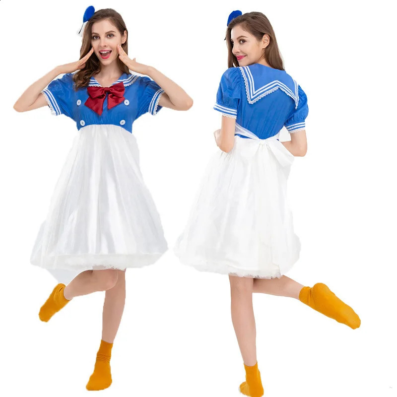 Halloween Cute Dress Anime Show Costume Character Navy Feng Shui Master Student 240823