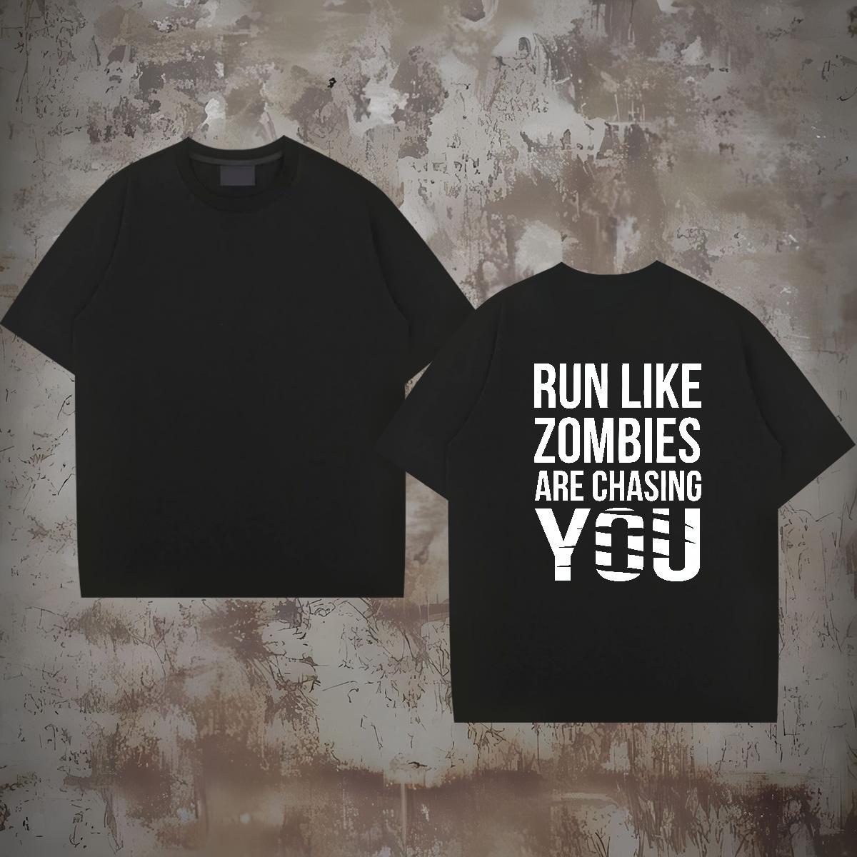 Cool T-Shirts 230g 100% Cotton letter Daily Wear Black Oversized Breathable Short Sleeve Tshirt for Man Woman Fashion New Tops Shirt