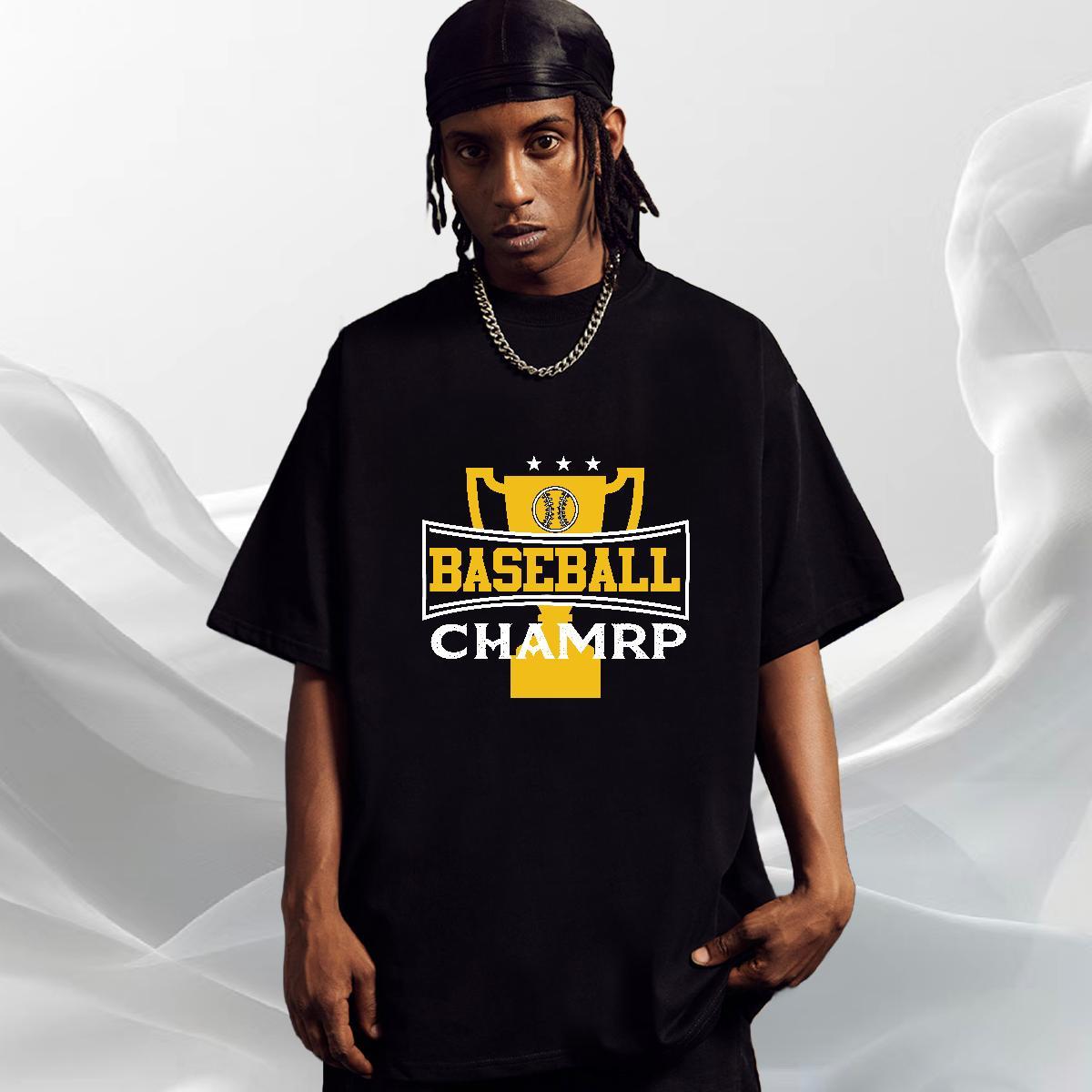 TOP Quality T shirt 230g 100% Cotton baseball Sports Casual DIY O-Neck Short Sleeve Tshirts Factory Direct Clothes