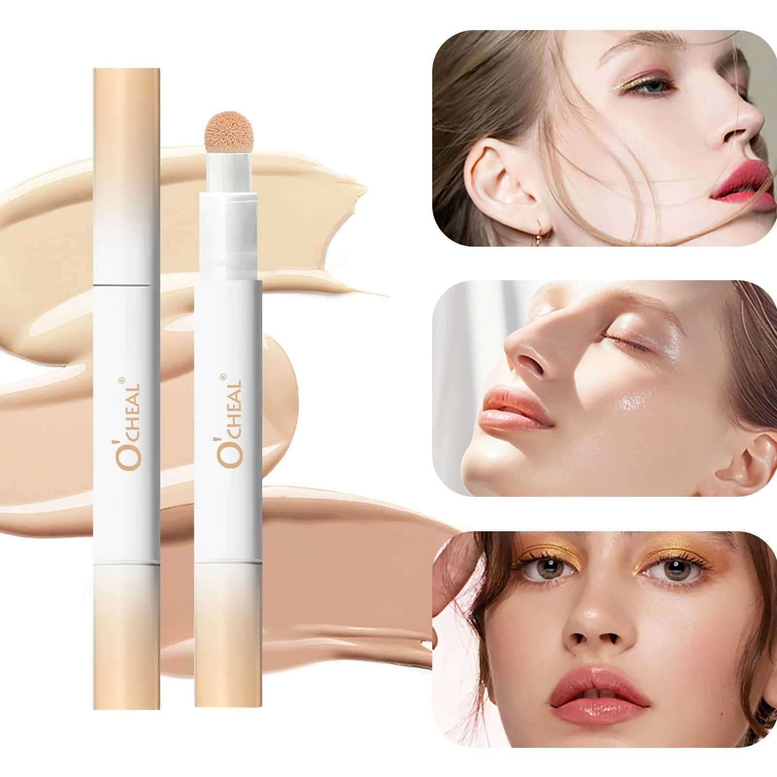 Ocheal 3 Color Face Foundation Concealer Pen Long Lasting Waterproof Corrector Contour Concealer Stick Cosmetic MakeupXJ250618