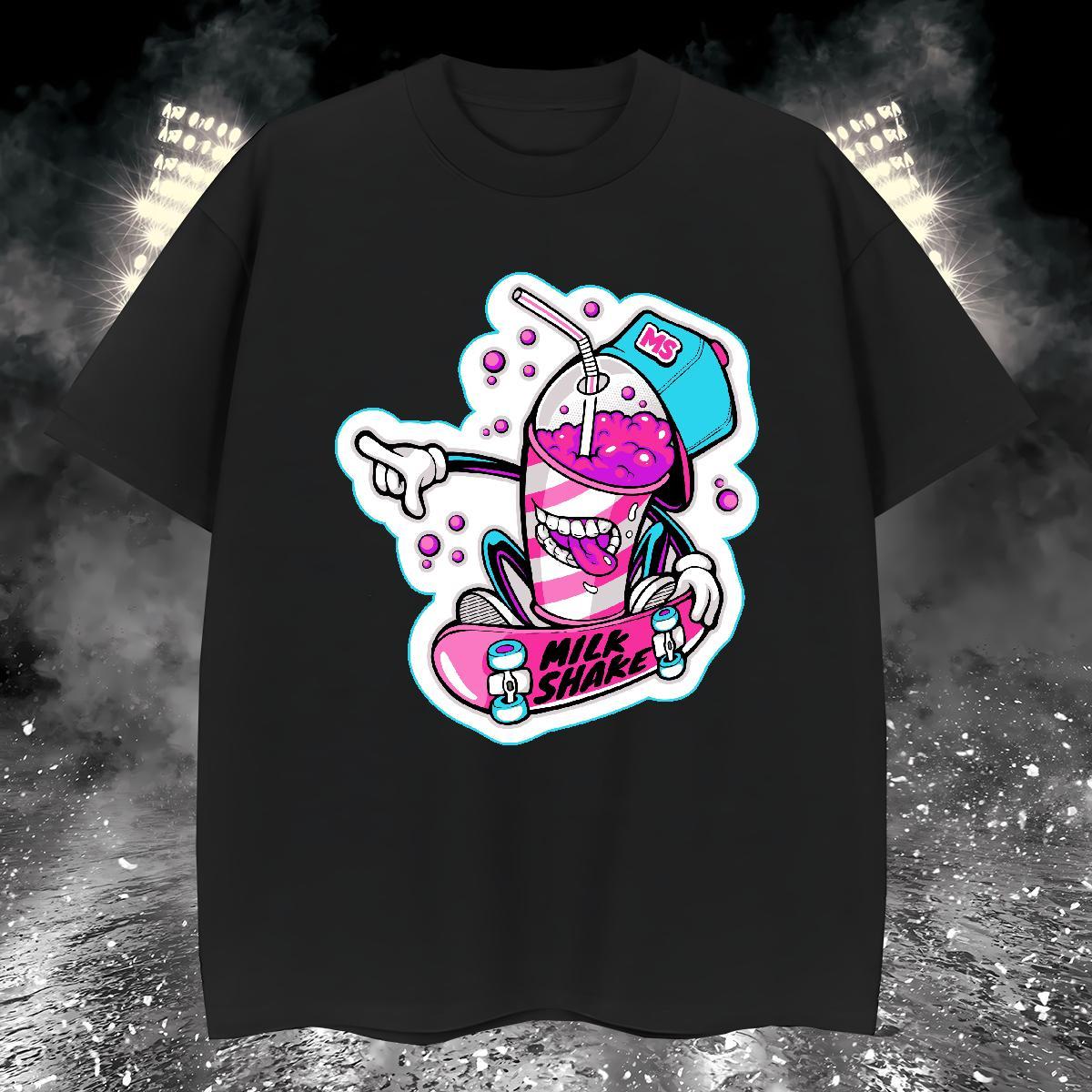 Comfortable T Shirt For Man 100% Cotton 230g skateboarding Hip Hop Street DIY Breathable Crew Neck Men Tees 2024 Designer Tops Shirt