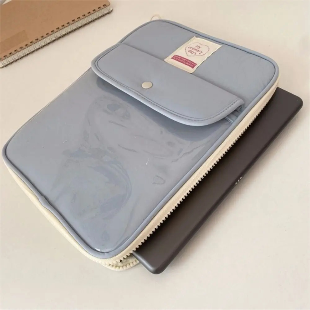 13 15 inch Laptop Sleeve Insert Pocket Nylon Notebook Storage Bag Large Capacity Shockproof Carrying Case for Air/Pro M2 M3 240905