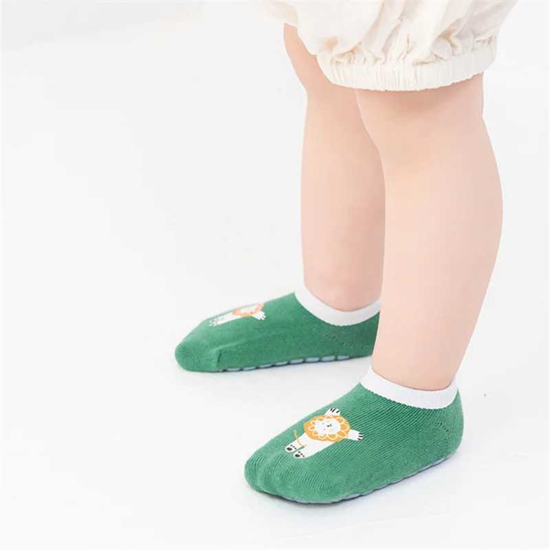 Lawadka 3Pairs/lot 0-5T Childrens Socks For Boys Girls Cotton Casual Print Spring Kids Boy Girl Non Slip Toddler Floor Socks CL240824