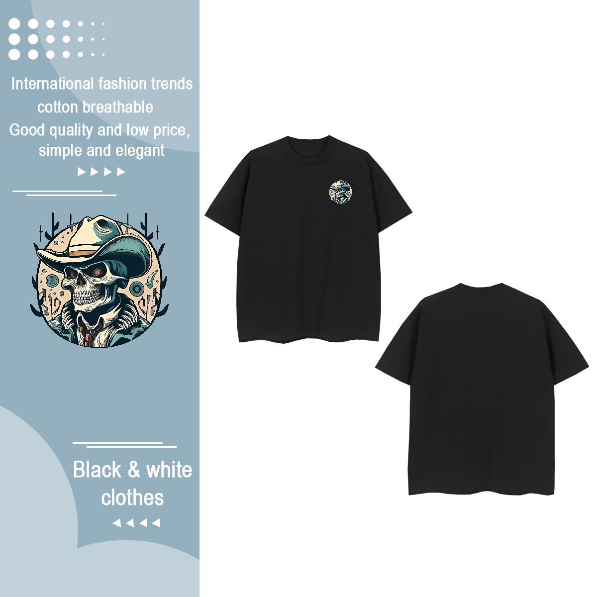 Wholesale Men T Shirts 100% Cotton 230g angry Sport Graphic Breathable Short Sleeve Couples T Shirts 2024 DIY Tops