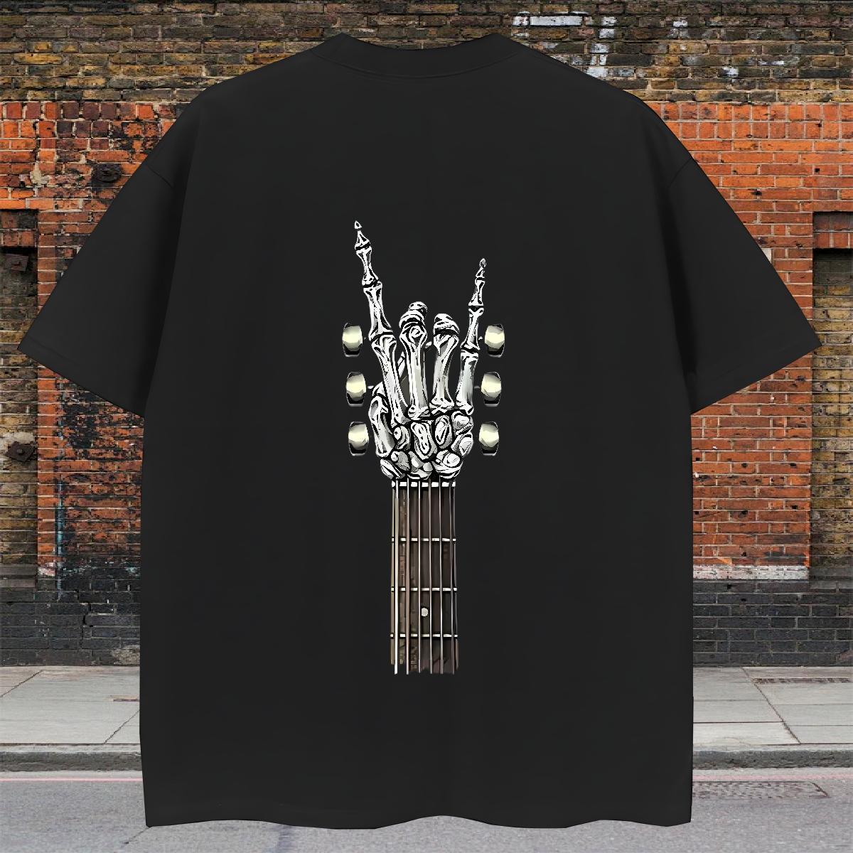 Soft Man T Shirts 230g Pure Cotton skull Daily Wear Floral Print Crew Neck Breathable Couples T Shirts Fashion Designer Tee Shirt