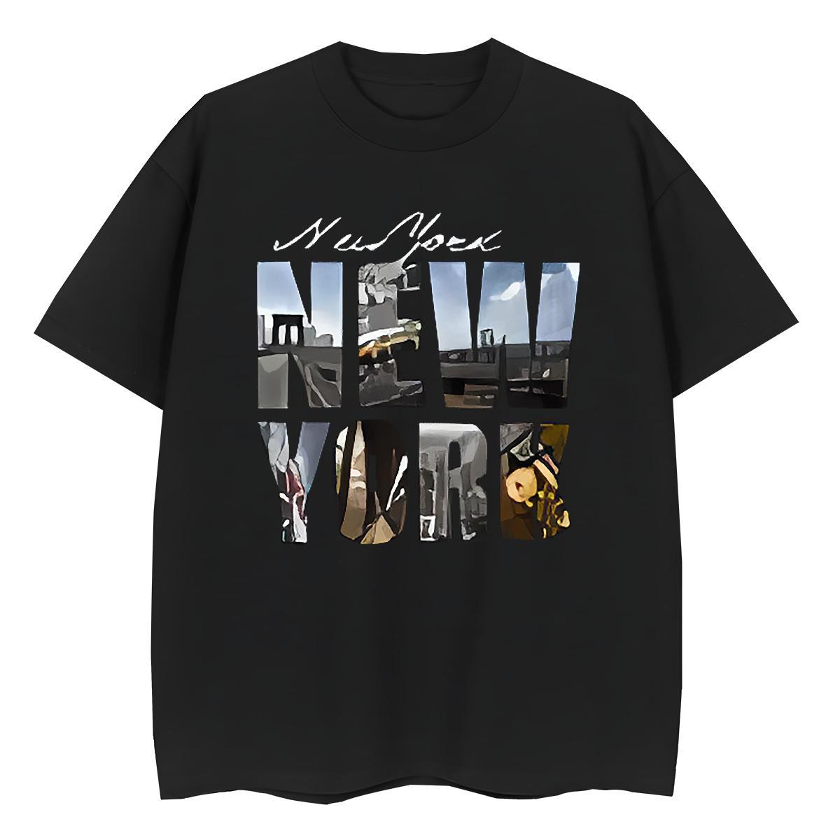 Designer Nice Tshirt for Man Woman 230g Pure Cotton New York Spring Summer T Shirts Women Breathable Short Sleeve Oversized L-4XL Clothes