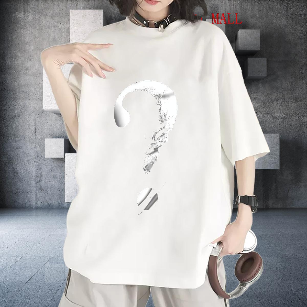 Brand Women Tees 230g Pure Cotton letter Street Casual T-Shirts for Women Breathable Crew Neck Custom Print Plus Size Clothings