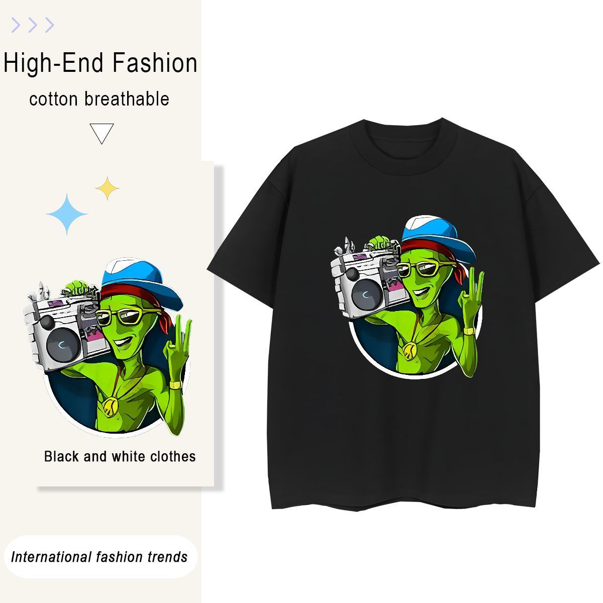 Designer Unisex Tshirts 230g Cotton USA Casual Women T Shirts Round Neck Short Sleeve DIY Logo Clothes Shirt
