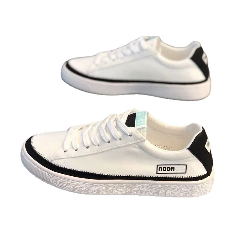 New Men's Summer Fashion Canvas Multi Color Lace Up Board Breathable and Versatile Sports Shoes for Loafers Men