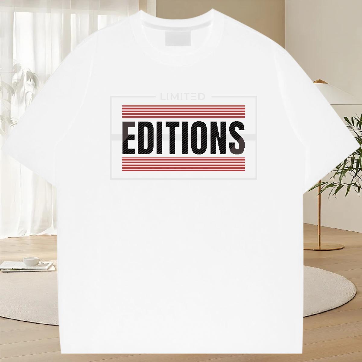 Cool Design T-Shirts for Men 100% Cotton 230g letter Summer Casual Custom Print Plus Size Crew Neck Breathable Men Tees New Arrival Tee Shirt