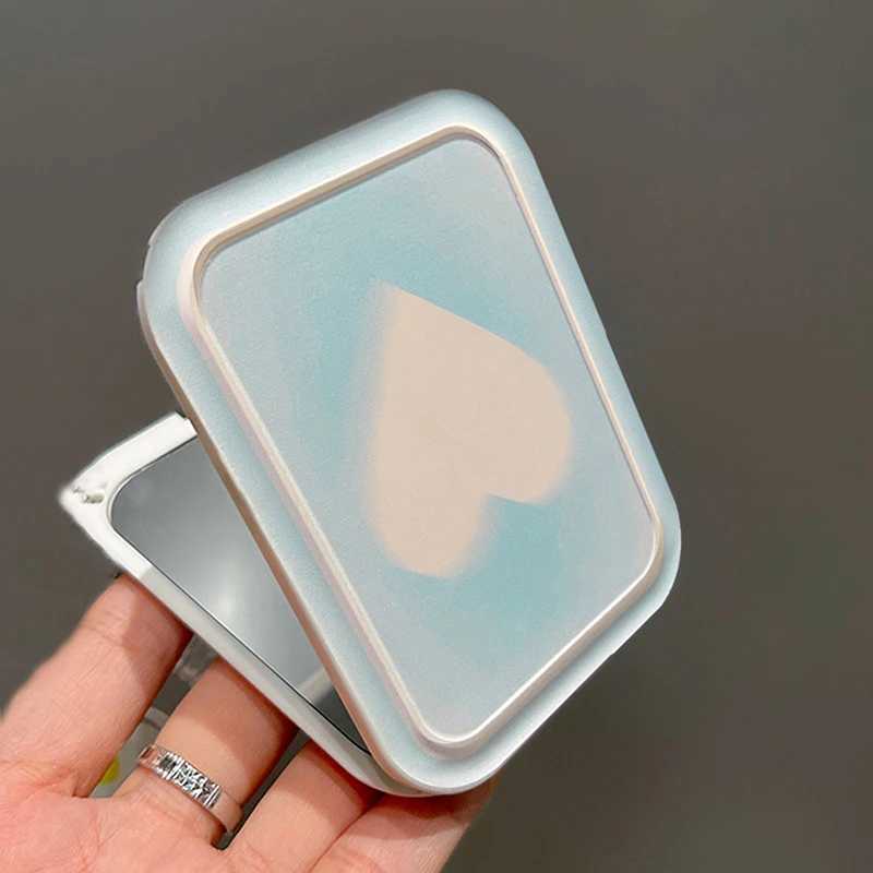 Fashion Portable Folding Makeup Mirror Portable Pocket Mirror Women Rectangle Cosmetic Make Up Mirror For Tools VanityXJ241213