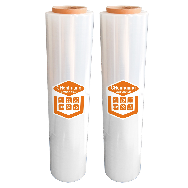 Single pack 80 Gauge stretch film stretch plastic packaging film elastic transparent adsorption durable paste packaging mobile packaging