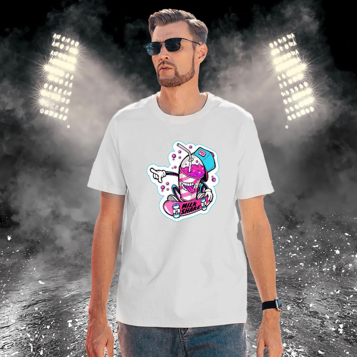 Comfortable T Shirt For Man 100% Cotton 230g skateboarding Hip Hop Street DIY Breathable Crew Neck Men Tees 2024 Designer Tops Shirt