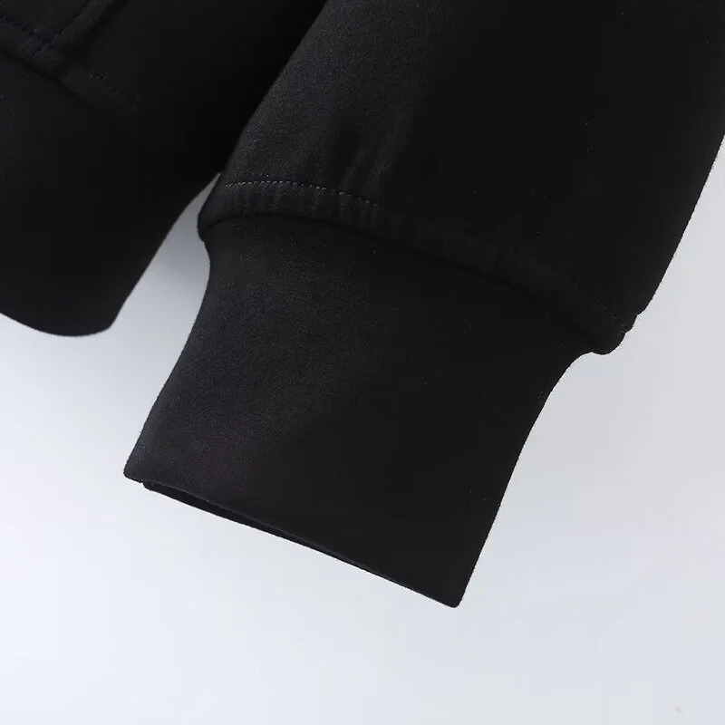 KEYANKETIAN Autumn Womens Zipper Hoodie High Street Unisex style Double Pockets Oversize Loose Sweatshirts Outerwear Top 240824