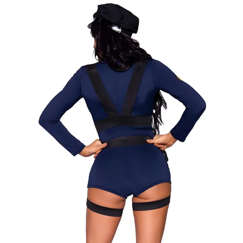 Female uniform roleplaying costume female Halloween game performance sexy jumpsuit set anime 240823