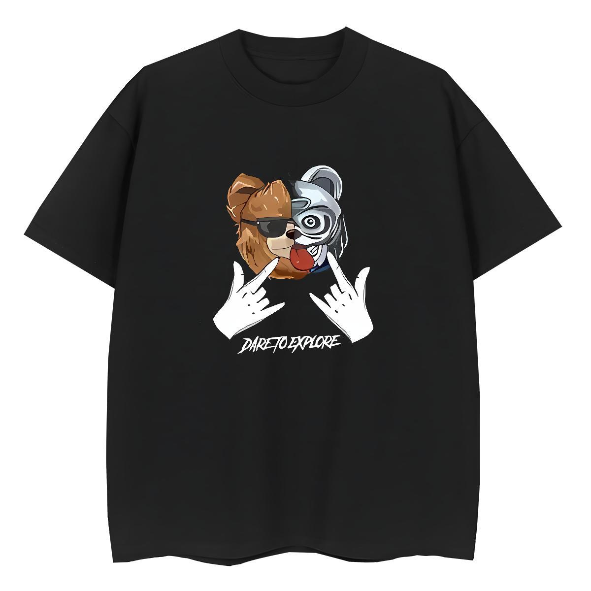2024 Designer Men Tees halloween Street 230g Cotton Polos Crew Neck Brand Mens T Shirts Custom Printing
