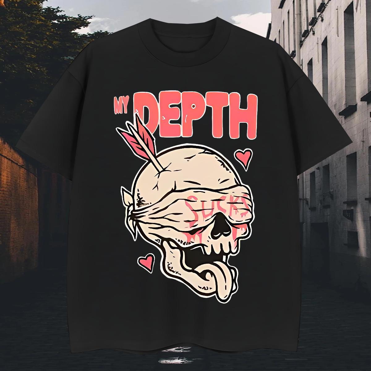 Popular Man T Shirts 230g Cotton halloween Sports Casual Custom Print Plus Size Breathable Short Sleeve Tshirts Customized Tees
