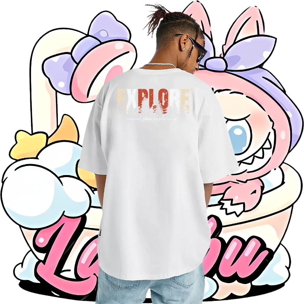 Unisex T Shirts Men 100% Cotton 230g letter Spring Summer Plus Size Custom Breathable Crew Neck Mens Tshirts Wholesale Top Tees