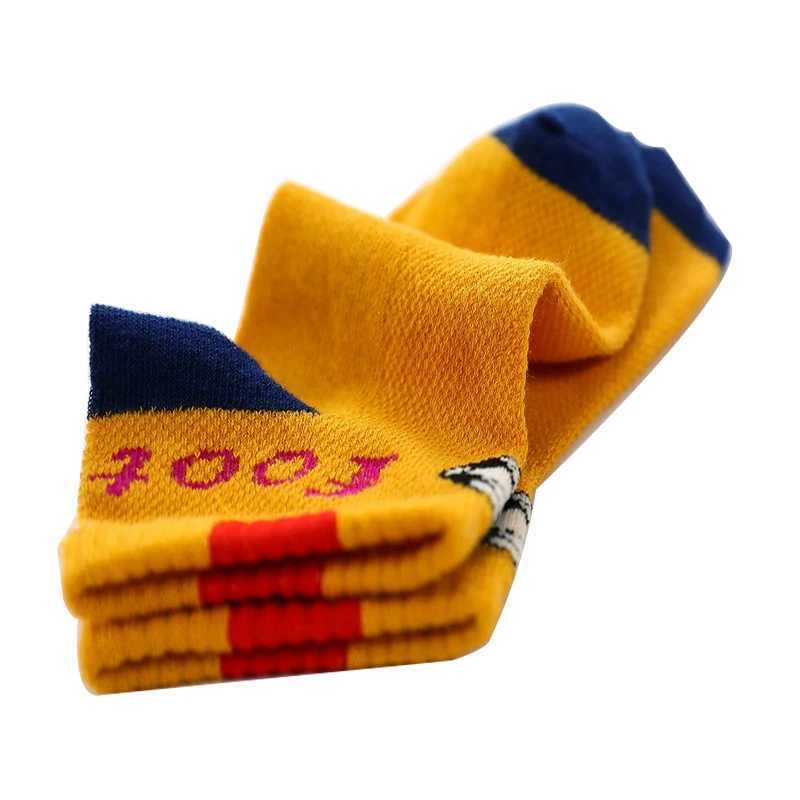2024 Children Socks Cotton Summer Mesh Breathable Kids Cartoon Boys Girls Socks 2-15 Year 5 Pairs CL240824