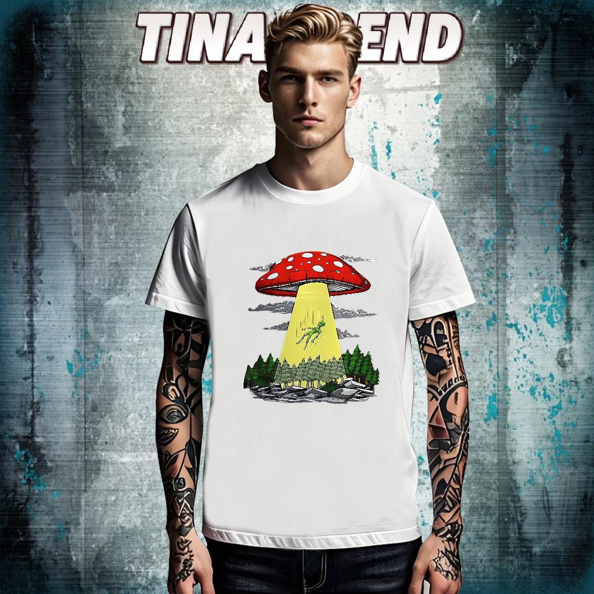 2024 Designer Tshirts mushroom Street Casual 100% Cotton 230g Clothes O Neck Short Sleeves Wholesale T-Shirts Asian Size