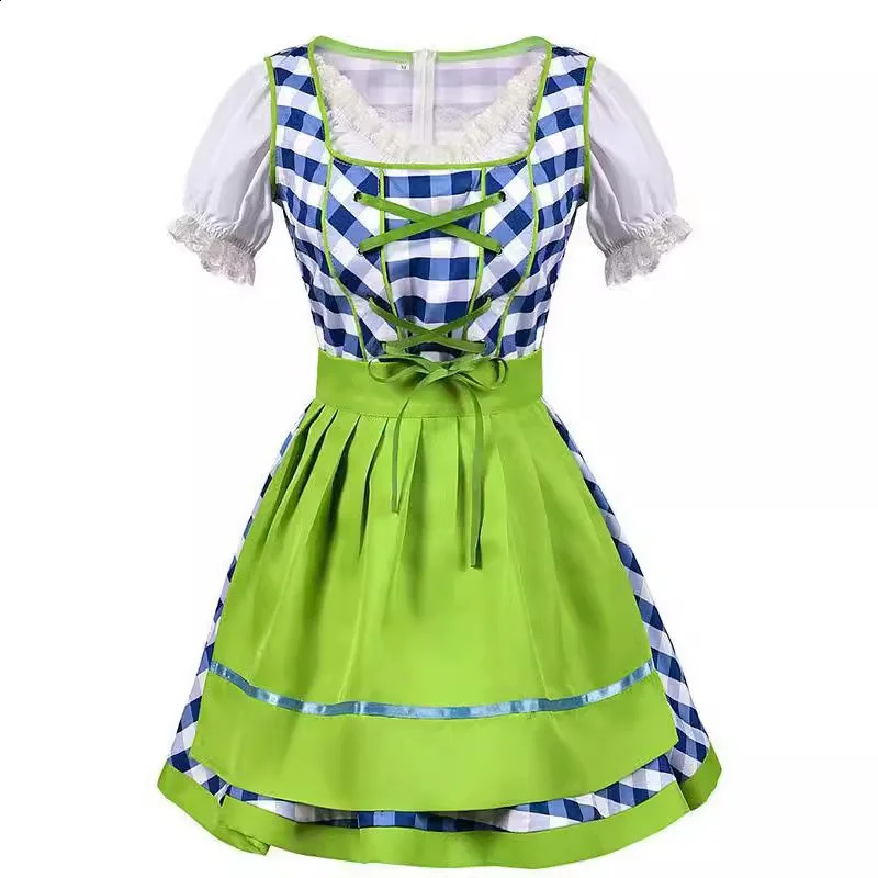 Halloween Carnival costume German Beer Festival split style hanging pants set Bavarian womens clothing 240823