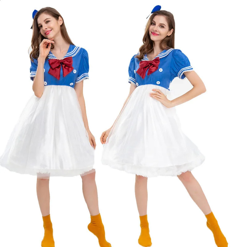 Halloween Cute Dress Anime Show Costume Character Navy Feng Shui Master Student 240823