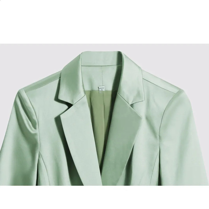 High end highend womens jacket and pants twopiece office set spring elegant warm casual ninth pair of 240823