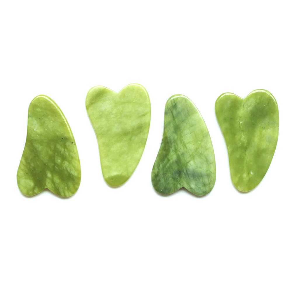 1PC Natural Jade Stone Gua Sha Board Massage Guasha Scraper Plate Face Beauty Health Massager Tools For Face Neck Back Skincare CL240824
