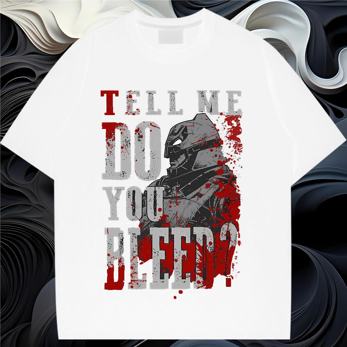 High quality Women Tshirts 230g Cotton scary Home Outdoor Womens T Shirts Breathable DIY Anime Clothings