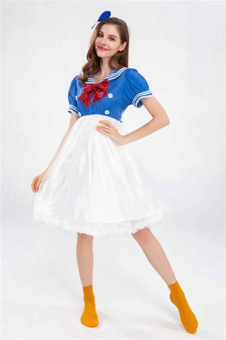 Halloween Cute Dress Anime Show Costume Character Navy Feng Shui Master Student 240823