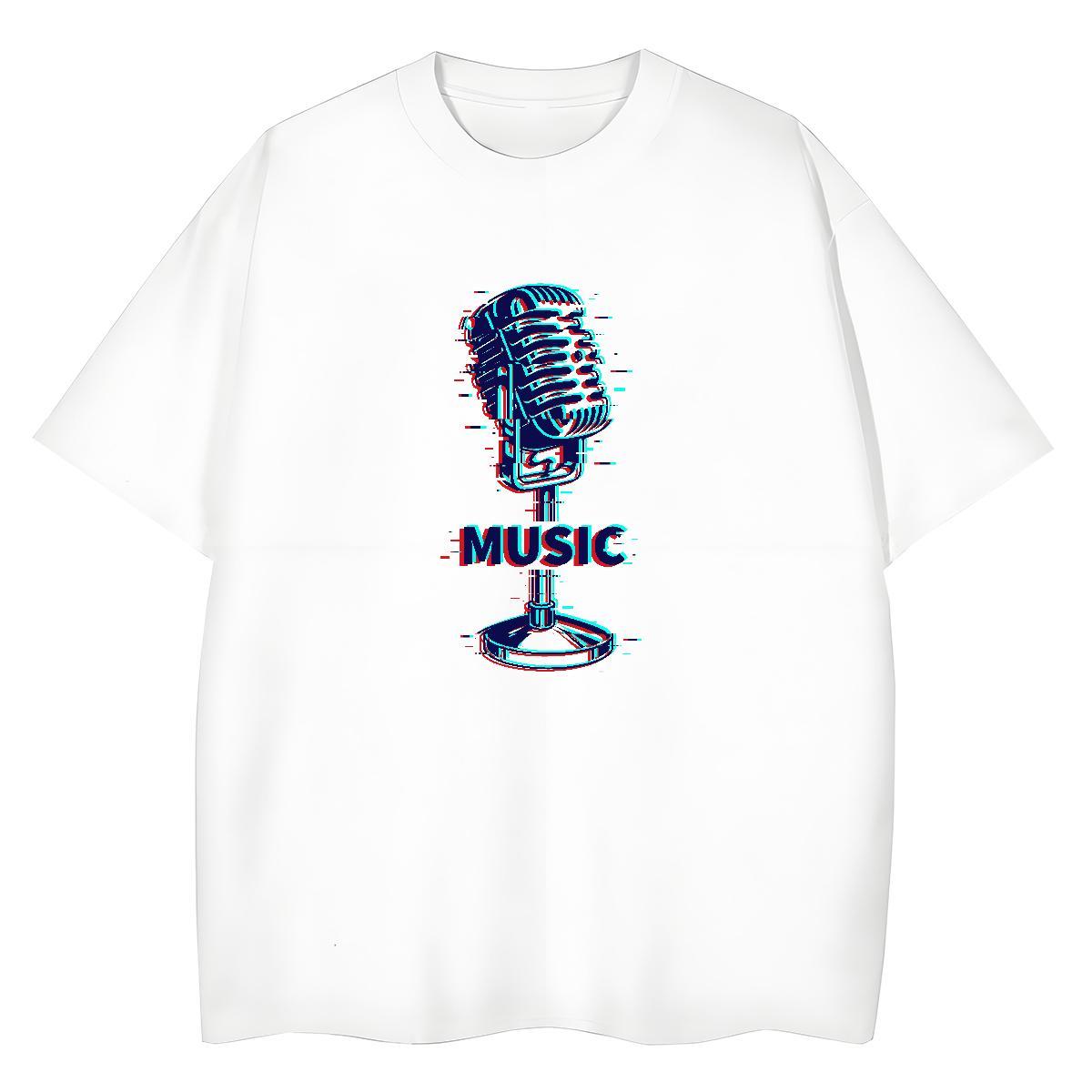 Cool Design Mens T Shirts 230g Pure Cotton tool Casual Beach White Plus Size Breathable Short Sleeve Couples T Shirts DIY Customized Tees Shirts