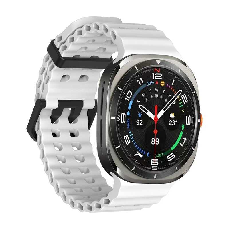 1 1. Suitable for Samsung Galaxy Watch Ultra 47mm strap accessories sports silicone bracelet Correa suitable for Samsung Galaxy Ultra 47 W240824