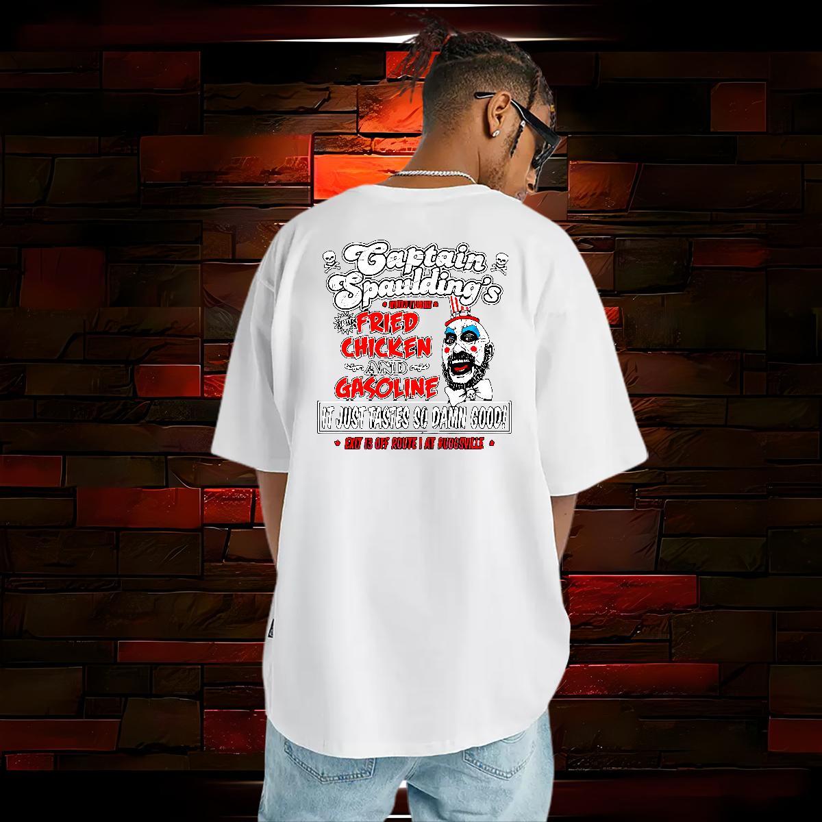 Loose Fit T-Shirts for Men 100% Cotton 230g clown Street Oversized 3XL 4XL Breathable Crew Neck Tshirt for Man Woman New Designer Tshirts