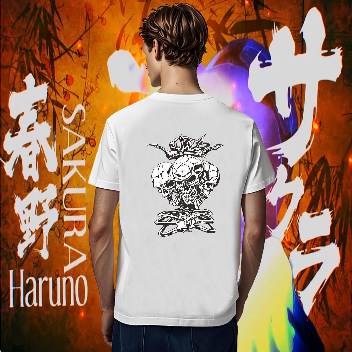 Soft T shirt 230g Pure Cotton skull Outdoor Custom Big Size O-Neck Short Sleeve Men Tshirts Customized Wear