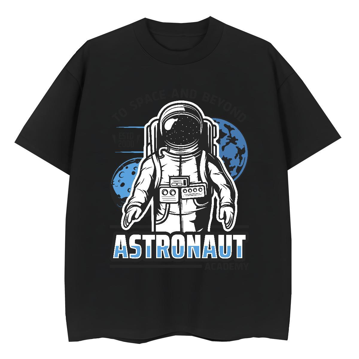 Soft Tshirt for Man Woman 230g Cotton universe Sports Street Wear T shirt Breathable Crew Neck Custom Printed Clothings
