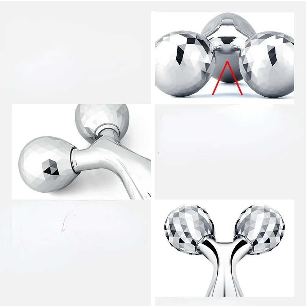 3D Roller Massager Face Massage Y Shape 360 Rotate Thin Face Body Shaping Relaxation Lifting Wrinkle Remover Facial Massage CL240824