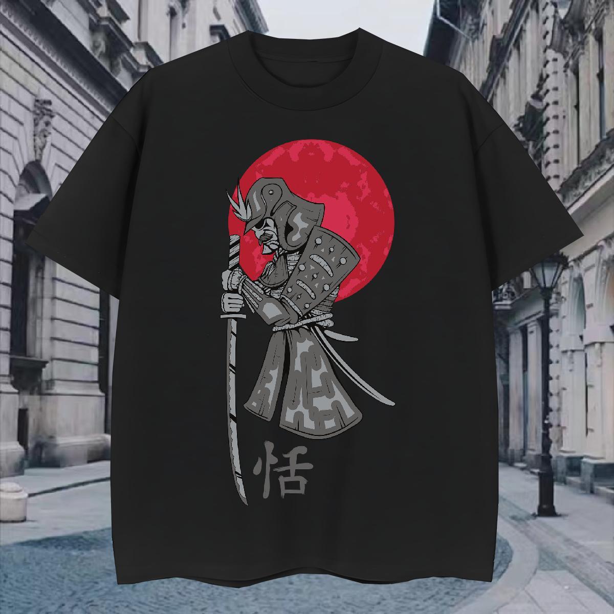 Loose Fit T-Shirts 230g Pure Cotton portrait Casual Daily Wear DIY Breathable Short Sleeve Men Tees 2024 DIY Clothings